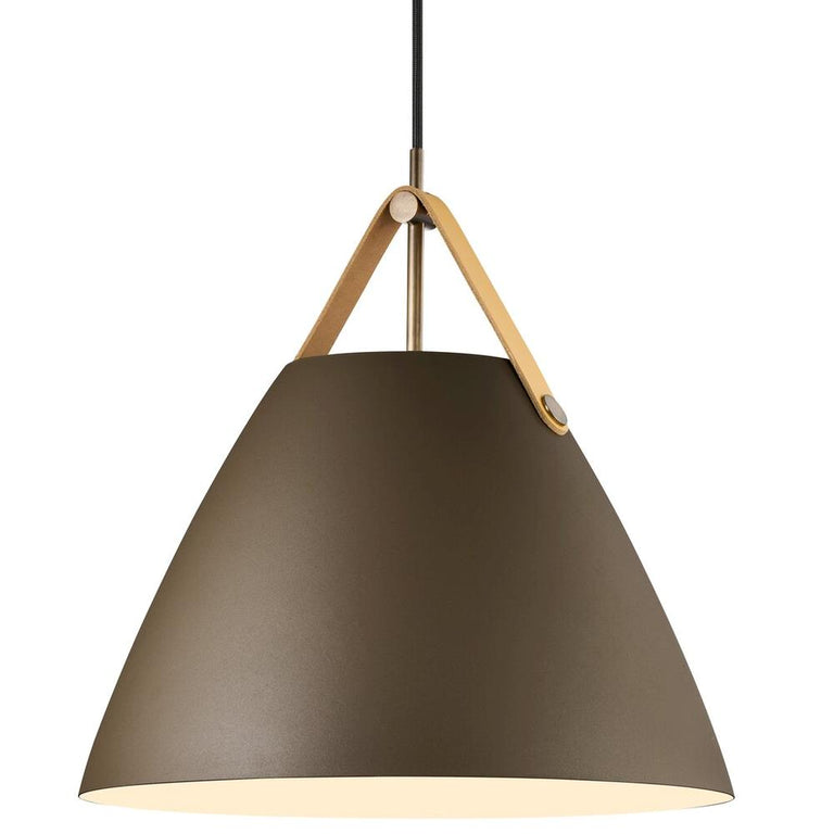 Strap 36 1 Light Pendant Leather Beige - 84343009