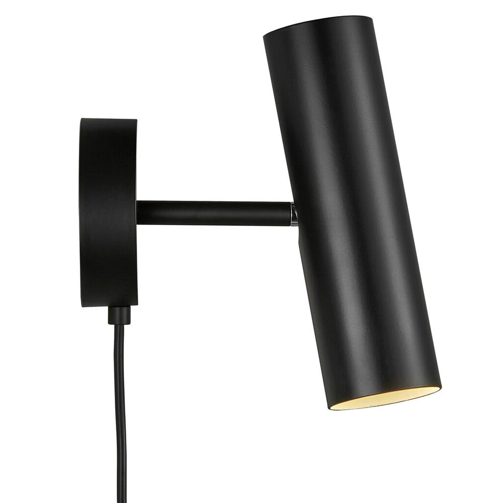 MIB 1 Light GU10 Adjustable Wall Light Black - 61681003