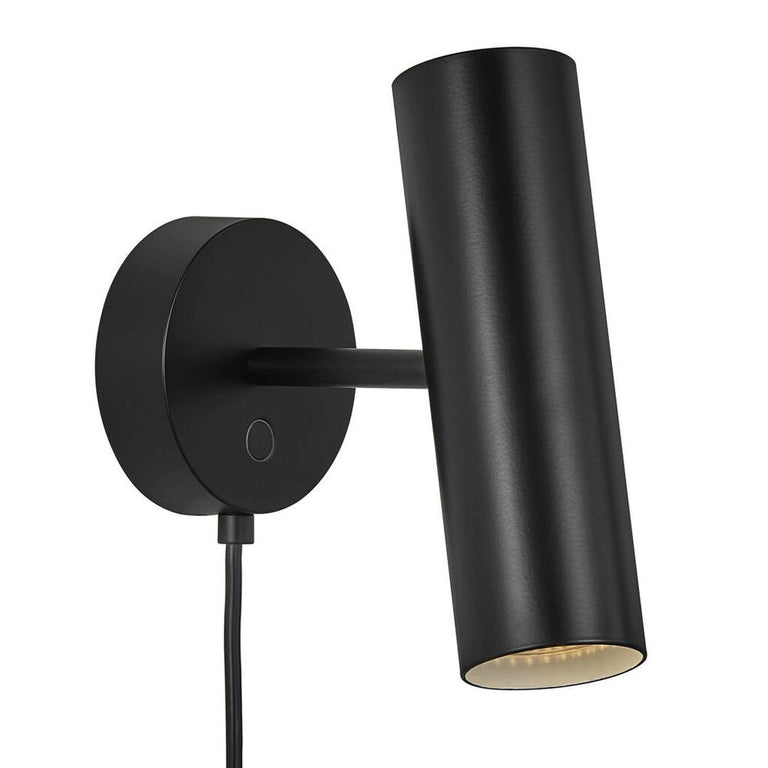 MIB 1 Light GU10 Adjustable Wall Light Black - 61681003