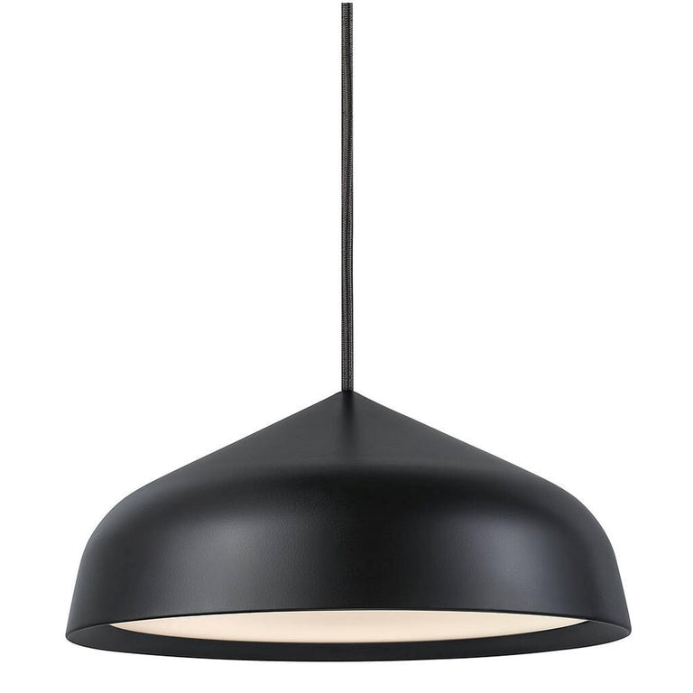Fura 12W Dimmable LED Pendant Black / Warm White - 48103003