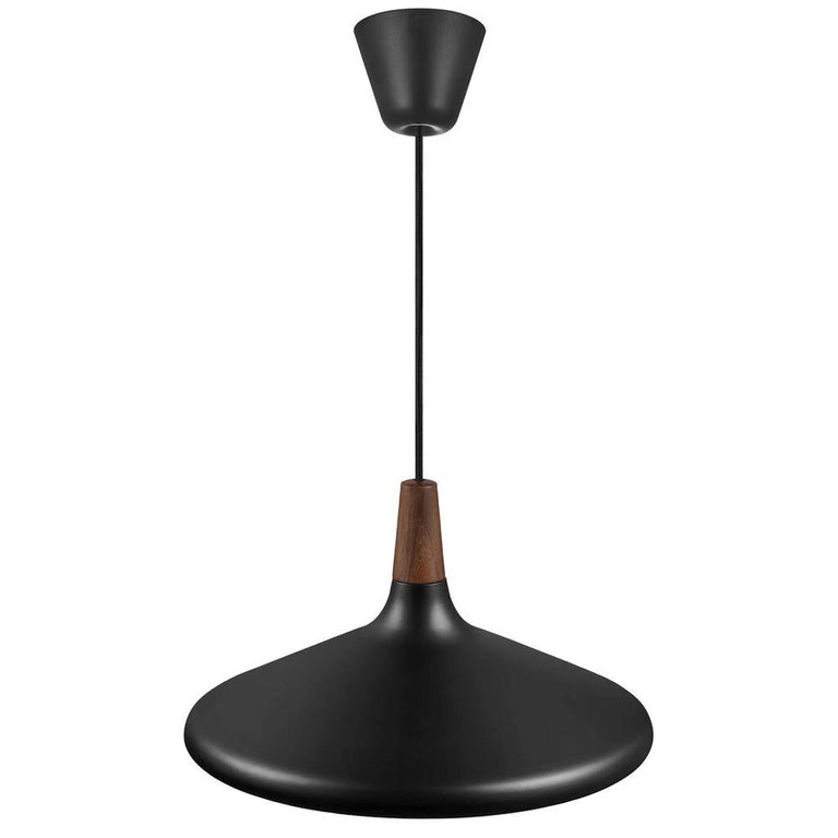 Nori 1 Light Pendant Large Black - 2120823003