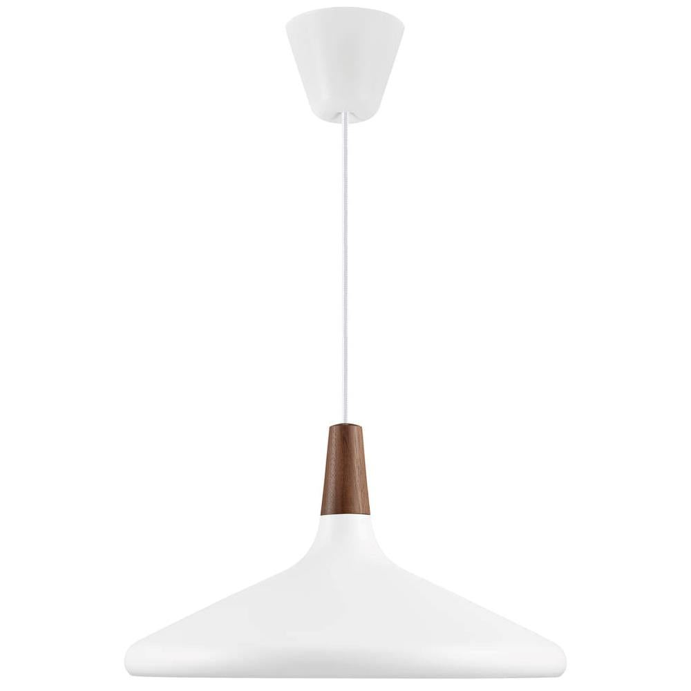 Nori 1 Light Pendant Large White - 2120823001