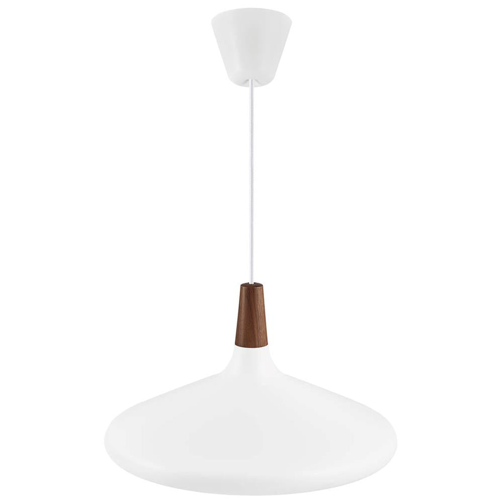Nori 1 Light Pendant Large White - 2120823001