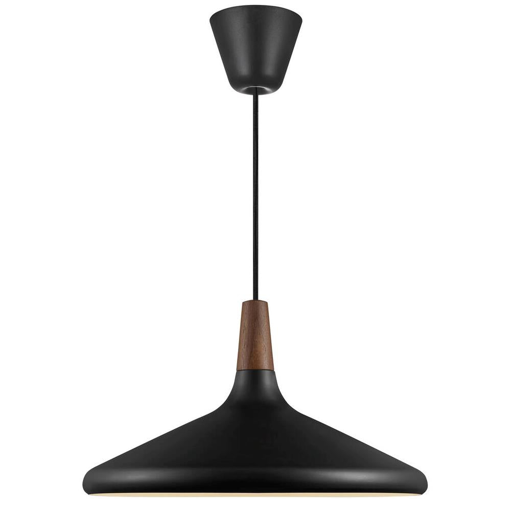 Nori 1 Light Pendant Large Black - 2120823003