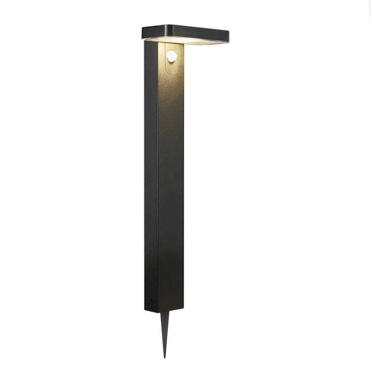 Rica 5W Square Solar LED Path Light with Sensor Black / Warm White - 2118178003