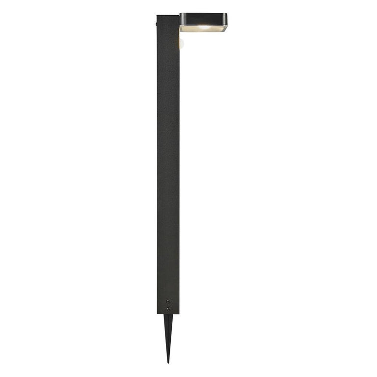 Rica 5W Square Solar LED Path Light with Sensor Black / Warm White - 2118178003
