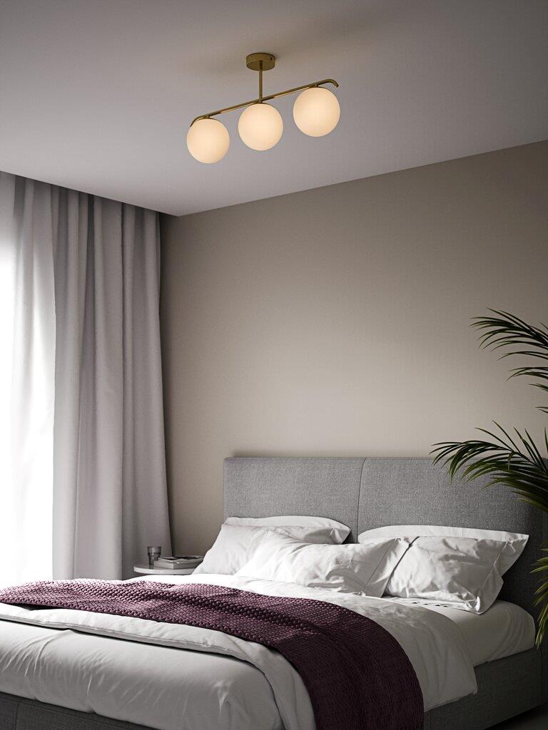 Grant 3 Light Semi-Flush Mount Light Brass - 2010583035
