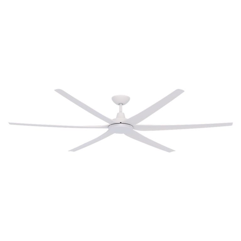 Glide 80" DC 6 Blade Ceiling Fan White - 60156