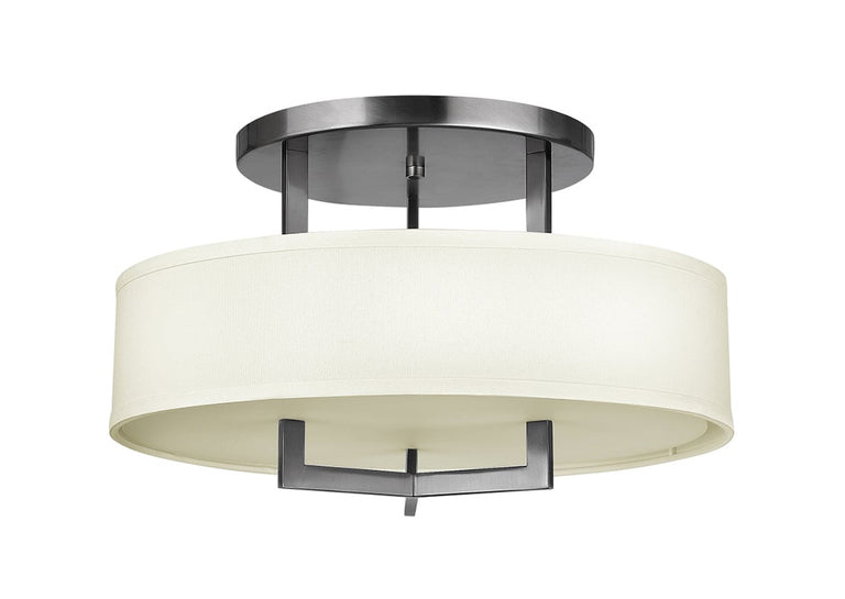 Hampton Semi Flush Antique Nickel - HK-HAMPTON-SF