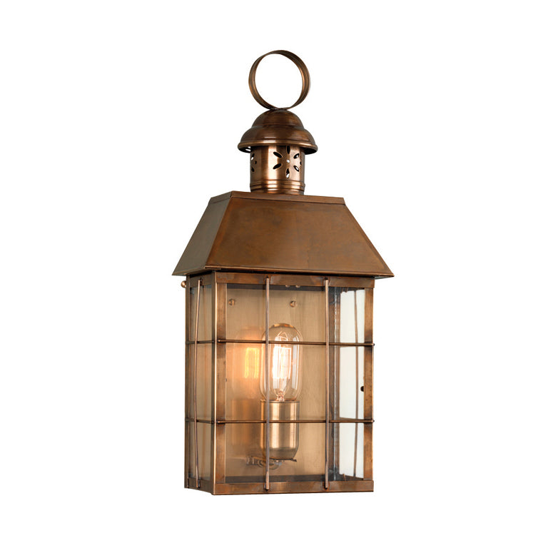 Hyde Park Wall Lantern Aged Brass - HYDE-PARK-BR