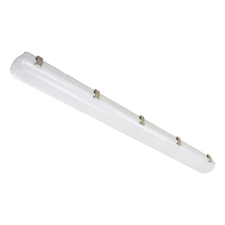 Hydro 40W 1200mm LED Emergency Weatherproof Batten With Dim Sensor Tri-Colour IP65 - 66023