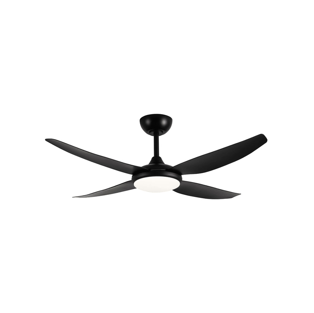 Amari 52" 24W Dimmable LED DC Ceiling Fan Matt Black / Tri-Colour - 21721/06