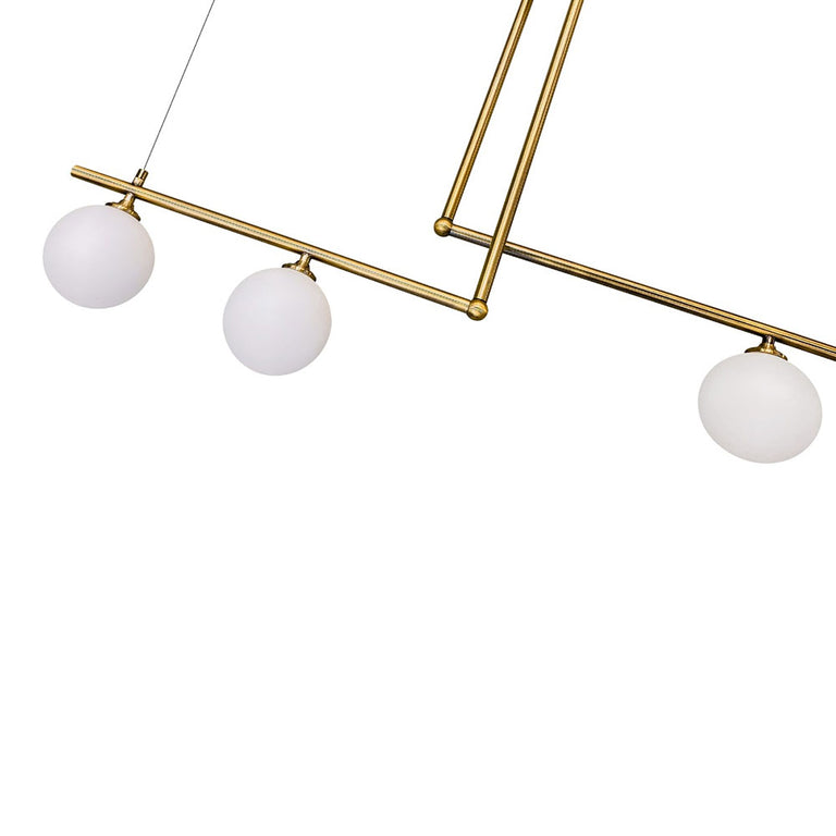 Tetris 7 Light Pendant Gold