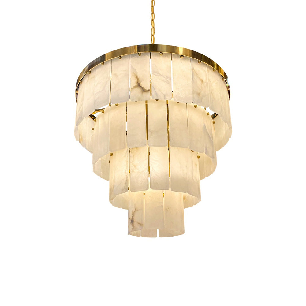 Panish Shay 4 Tier Pendant Gold