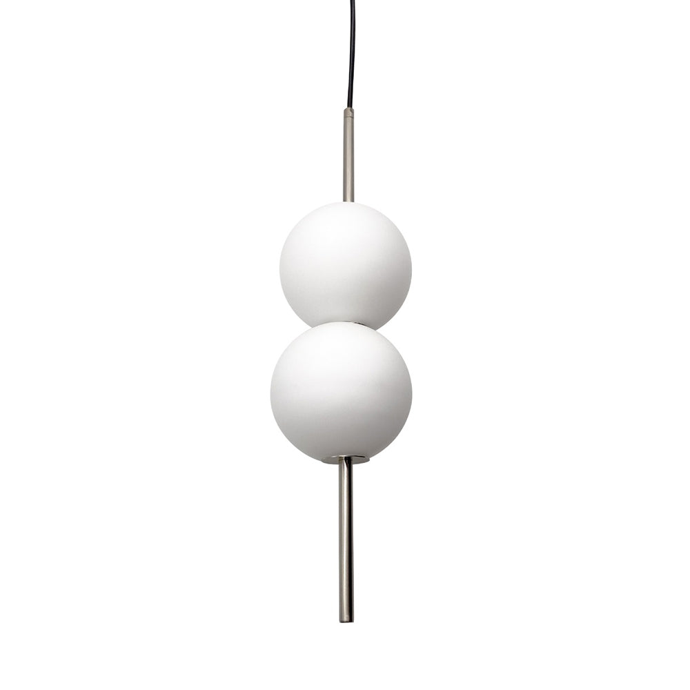 Tarnie 2 Light LED Pendant Nickel / Warm White