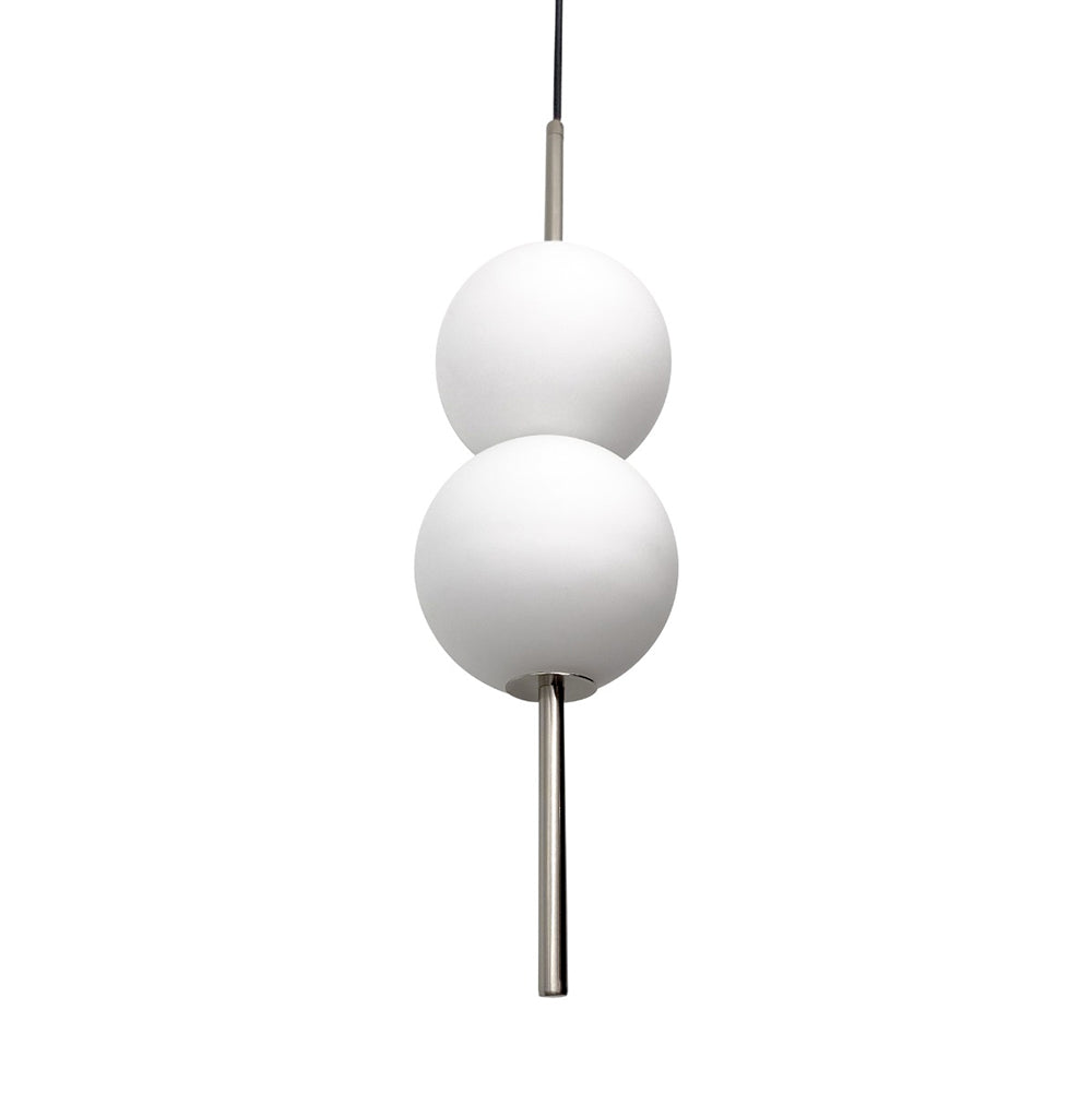 Tarnie 2 Light LED Pendant Nickel / Warm White