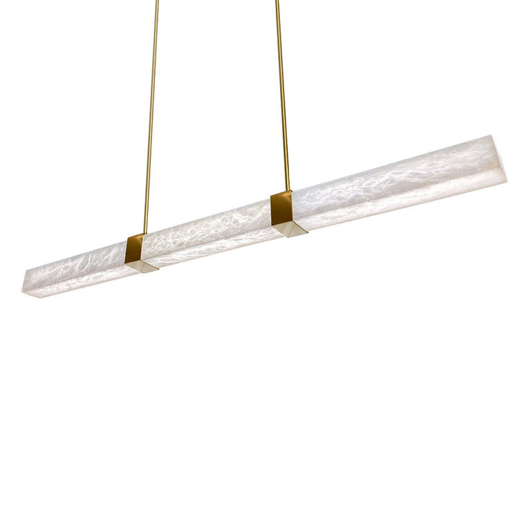 Panish Square 1500mm Pendant Gold / Warm White