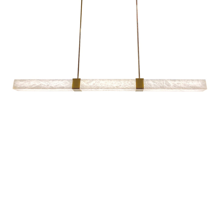Panish Square 1500mm Pendant Gold / Warm White