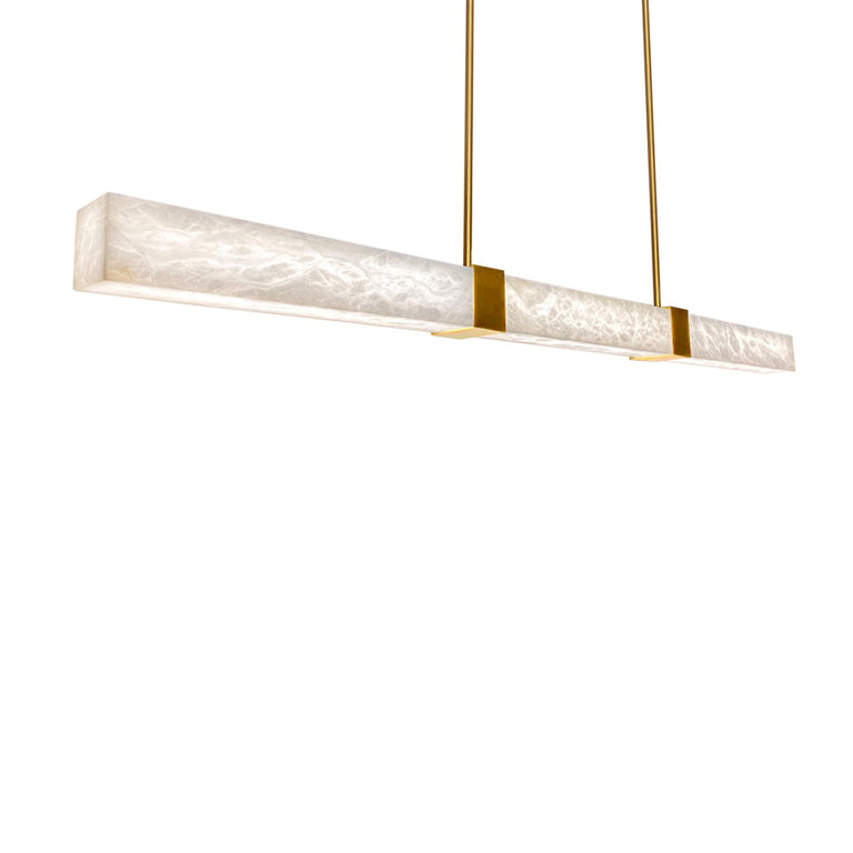 Panish Square 1500mm Pendant Gold / Warm White