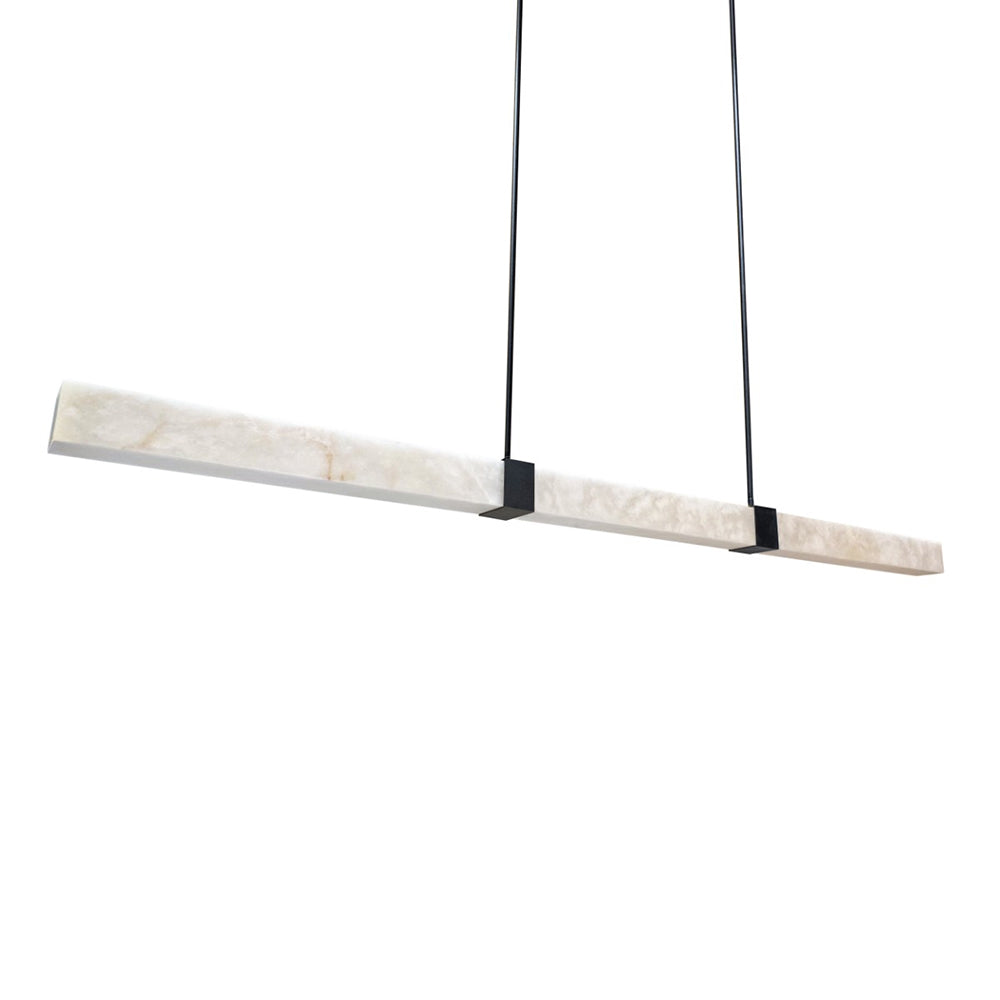 Panish Square 2000mm Pendant Black / Warm White