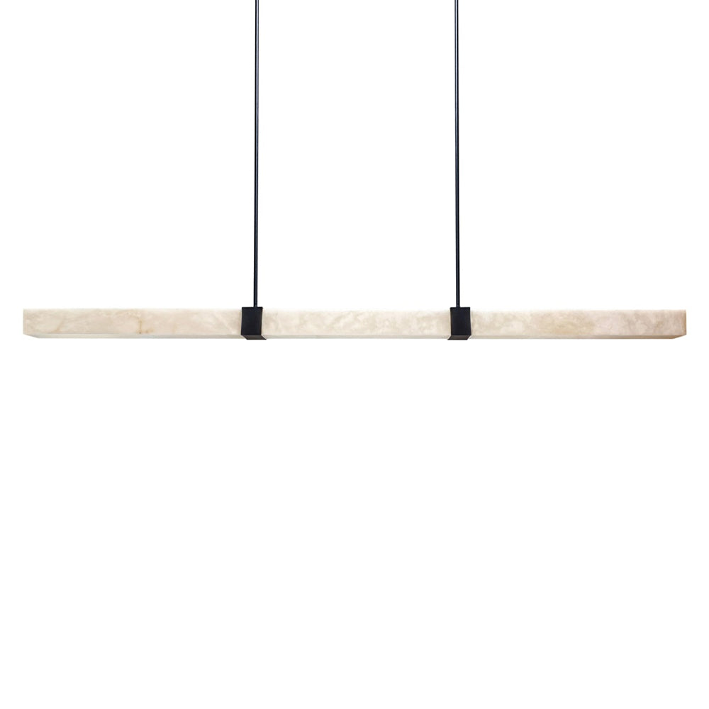 Panish Square 2000mm Pendant Black / Warm White