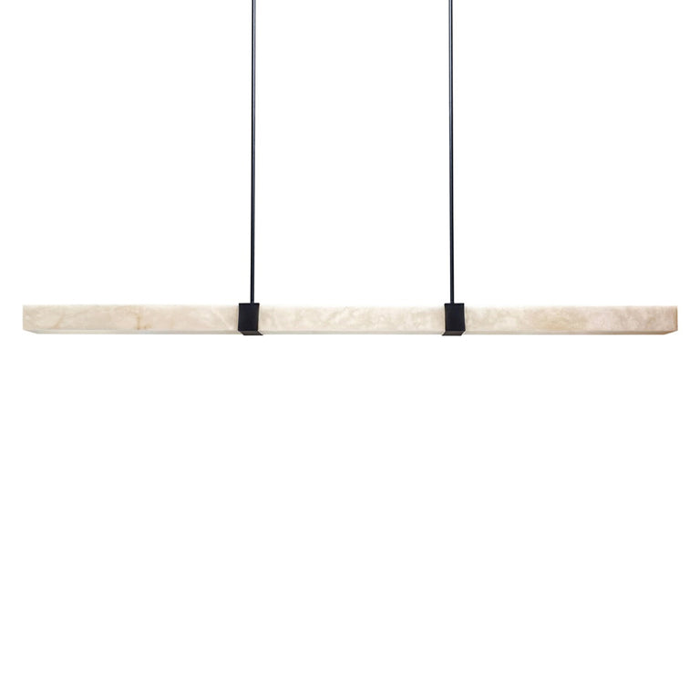 Panish Square 2000mm Pendant Black / Warm White