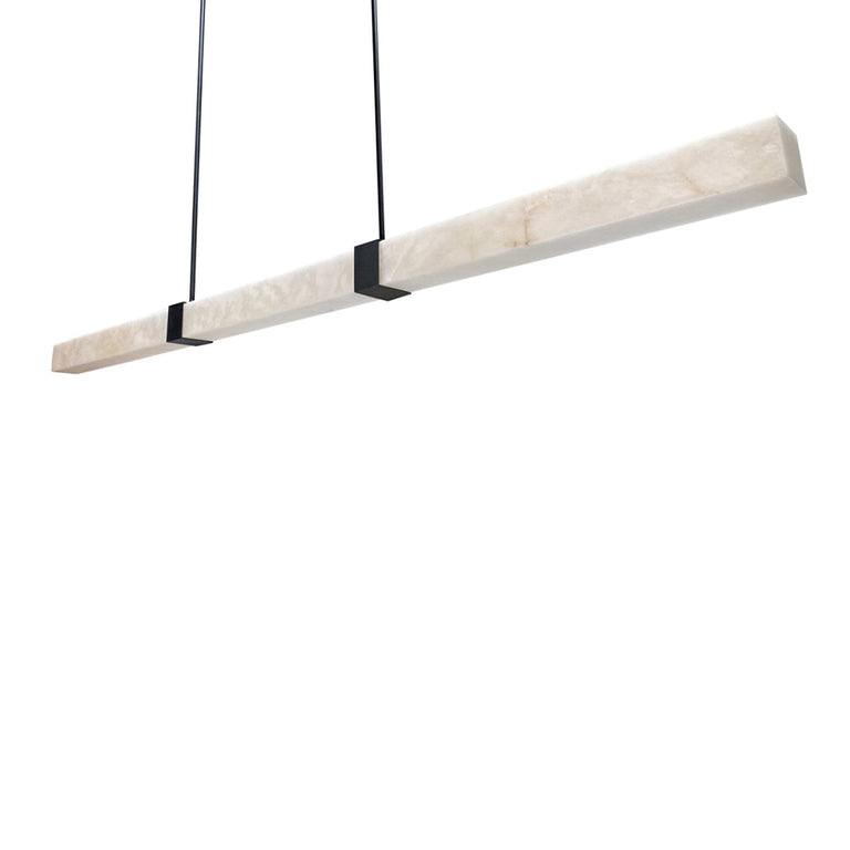 Panish Square 2000mm Pendant Black / Warm White