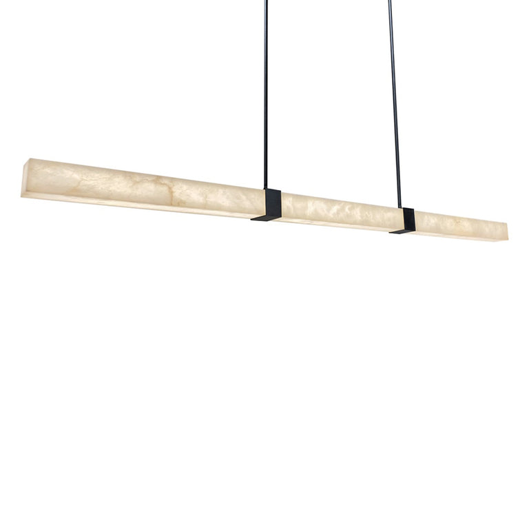 Panish Square 2000mm Pendant Black / Warm White