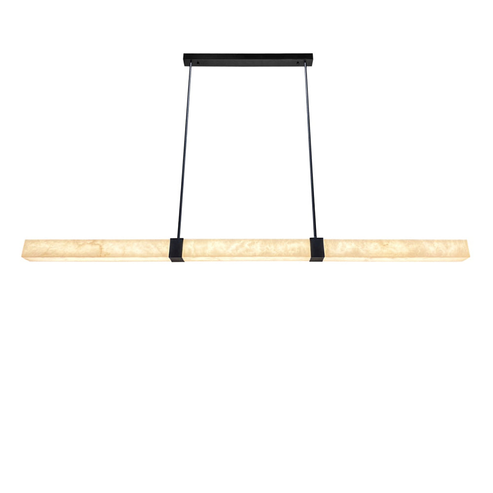 Panish Square 2000mm Pendant Black / Warm White