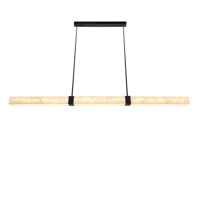 Panish Square 2000mm Pendant Black / Warm White