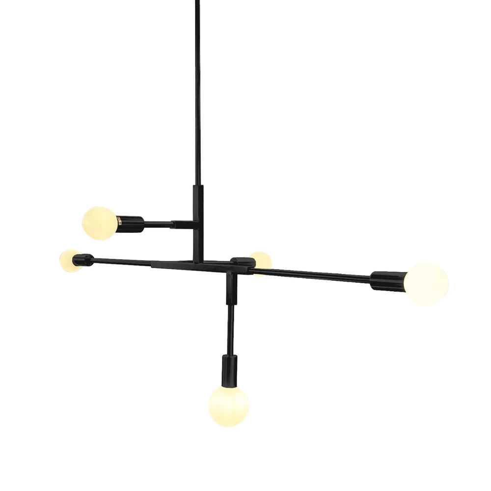 Twigg 5 Light Pendant Black