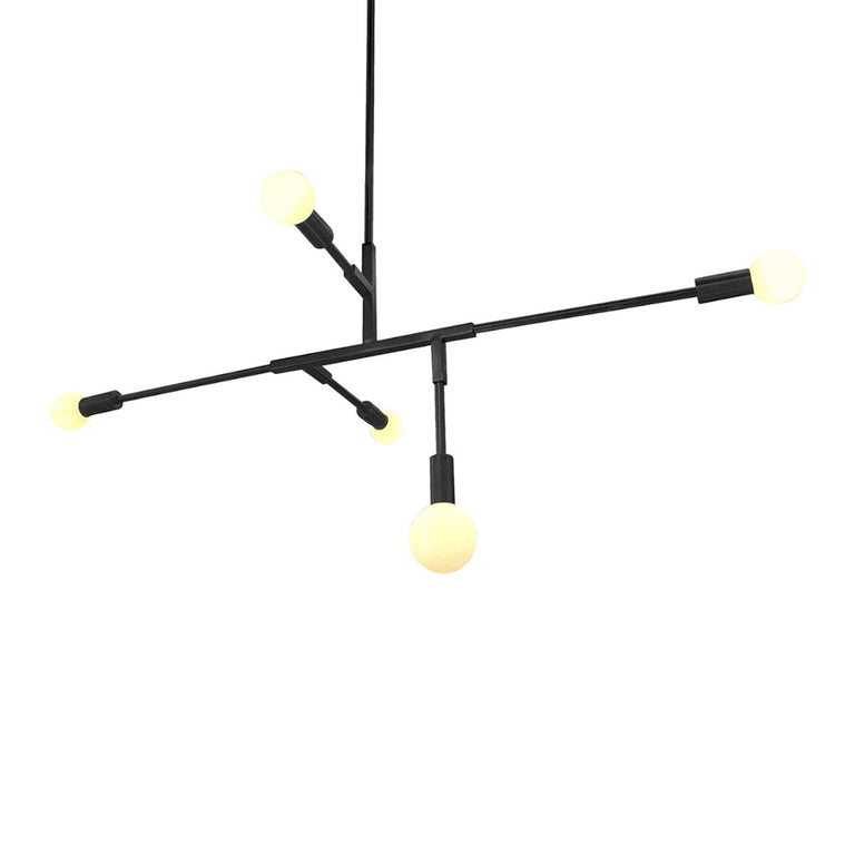 Twigg 5 Light Pendant Black