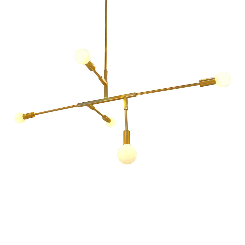 Twigg 5 Light Pendant Gold