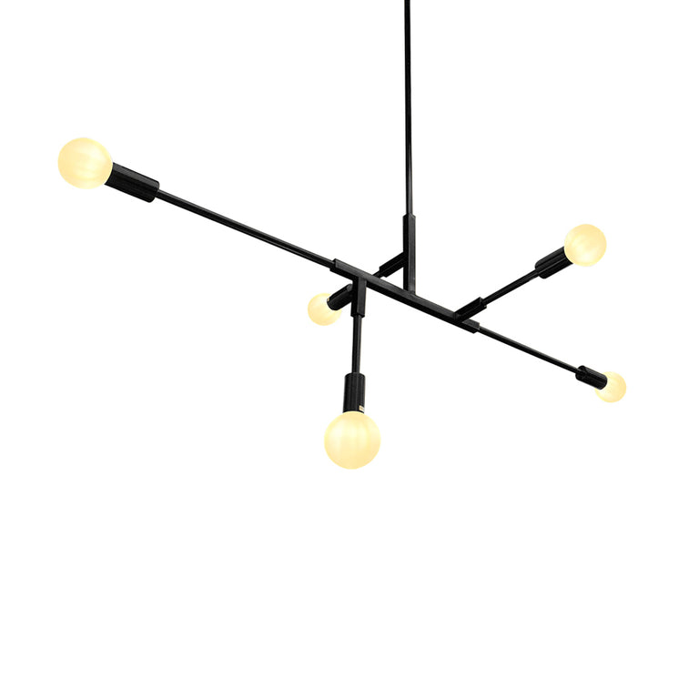 Twigg 5 Light Pendant Black