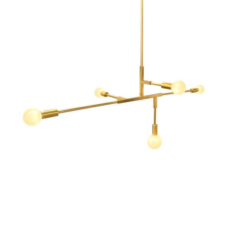 Twigg 5 Light Pendant Gold
