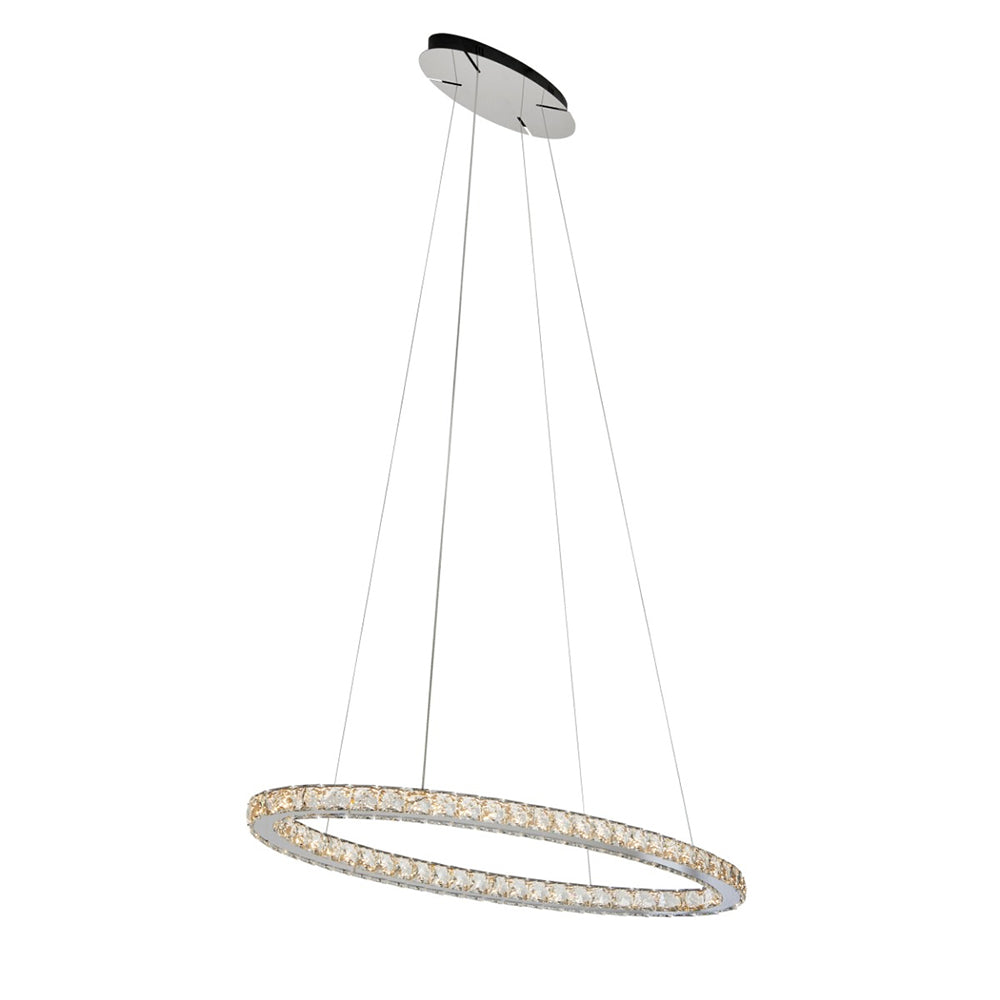 Jewel Crystal 1500 LED Pendant Chrome / Tri-Colour