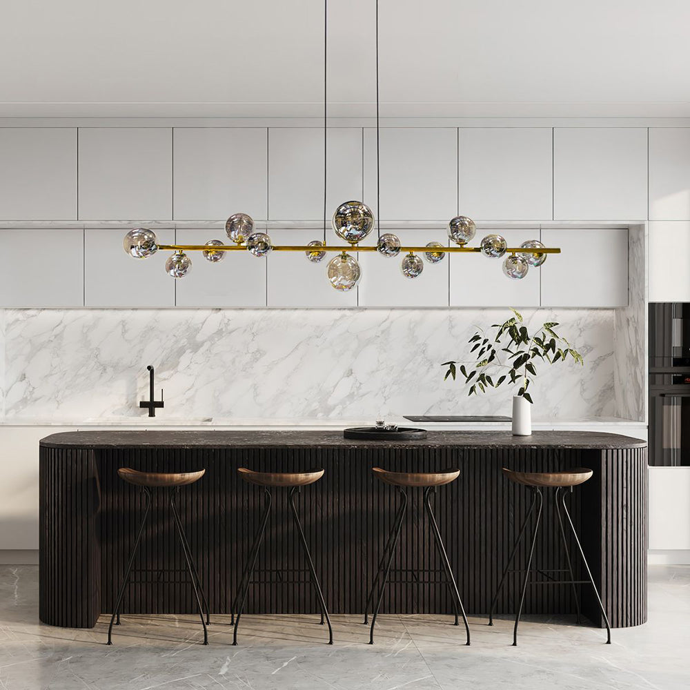 Jupiter 15 Light Pendant Gold / Smoke