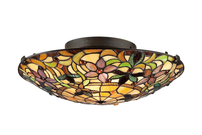 Kami Flush Mount Bronze - QZ/KAMI/F