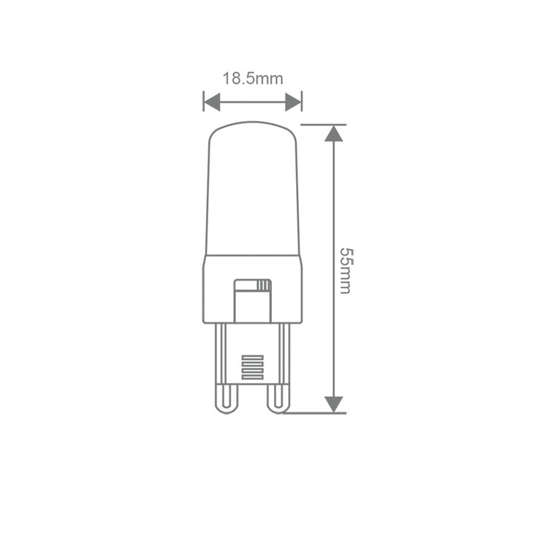 Key G9 4W Dimmable LED Tri-Colour - 65126