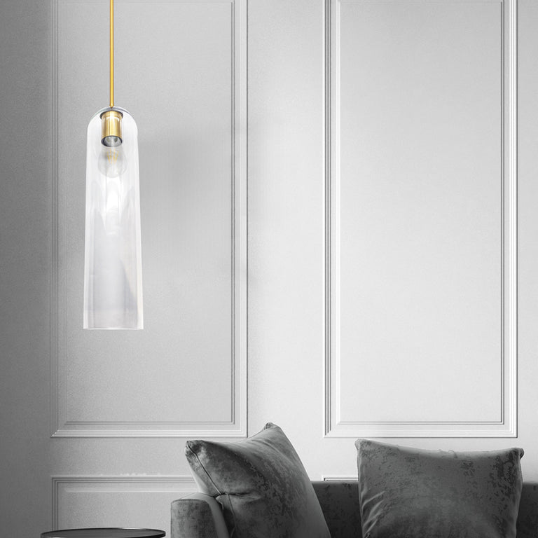 Kong 500 GU10 Pendant Gold / Clear