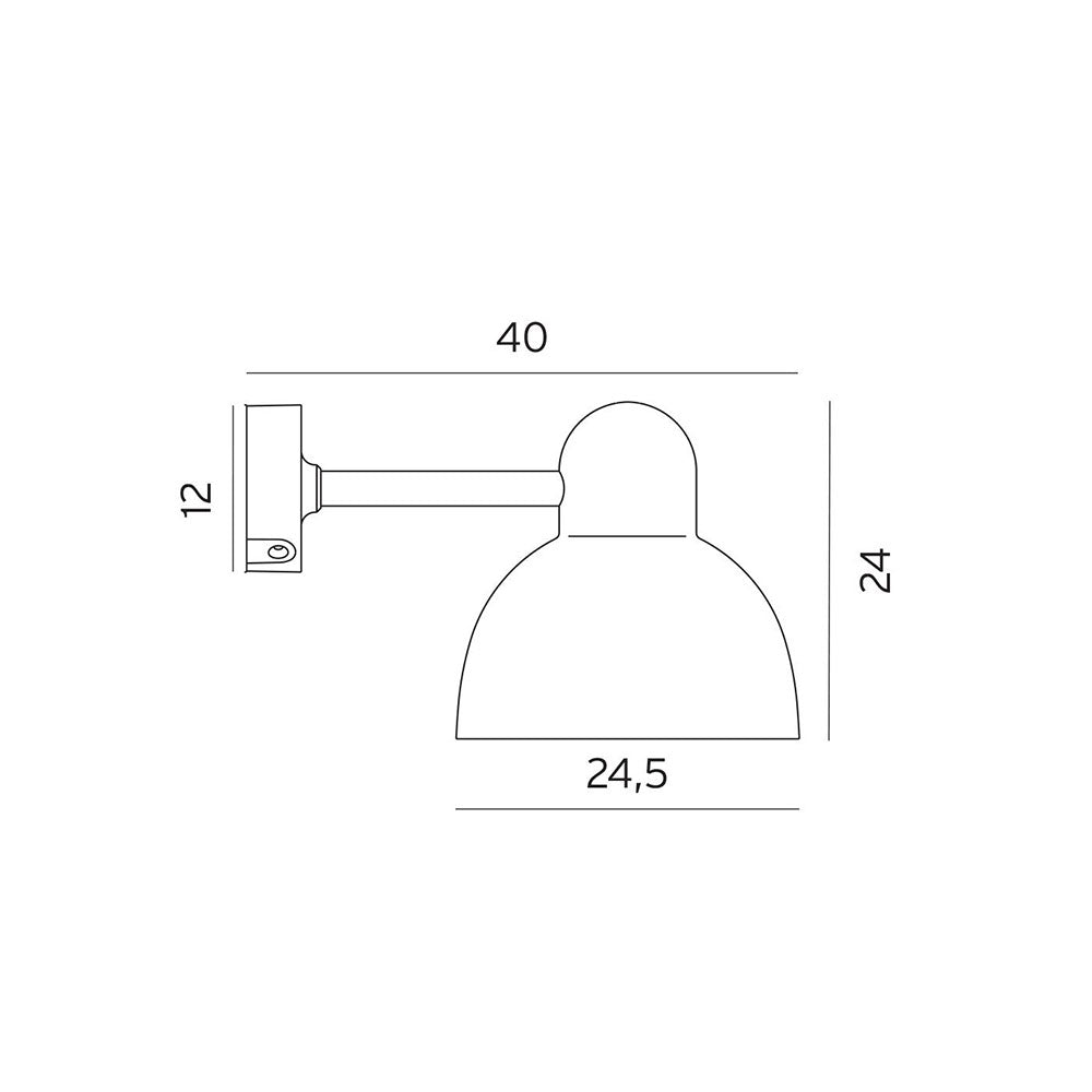 Koster Wall Light Graphite - NLYS.724GR