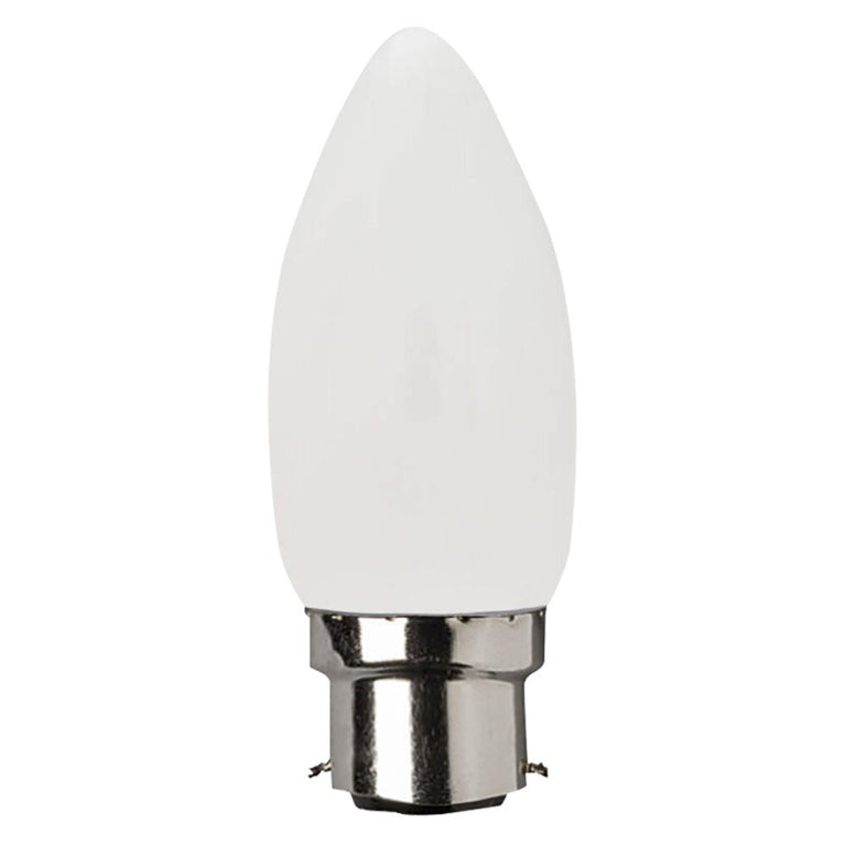 Filament Opal Candle 4W B22 Dimmable LED Globe / Warm White - LCA27B22D