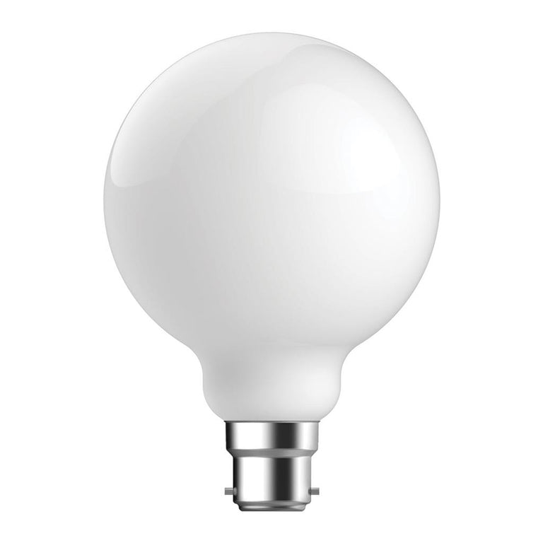 Filament Frosted G95 7.5W B22 Dimmable LED Globe / White - 65983