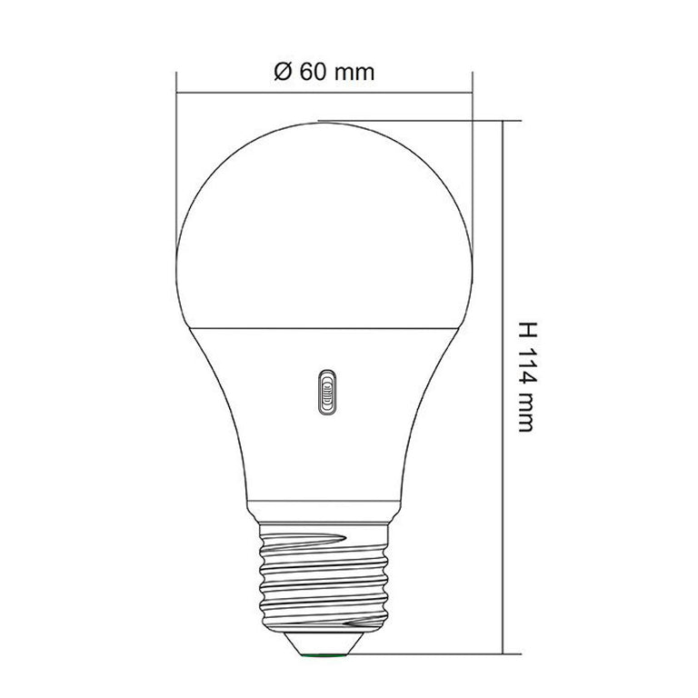Opal GLS 12W E27 Dimmable LED Globe / Tri-Colour - LGS14TC/E27D