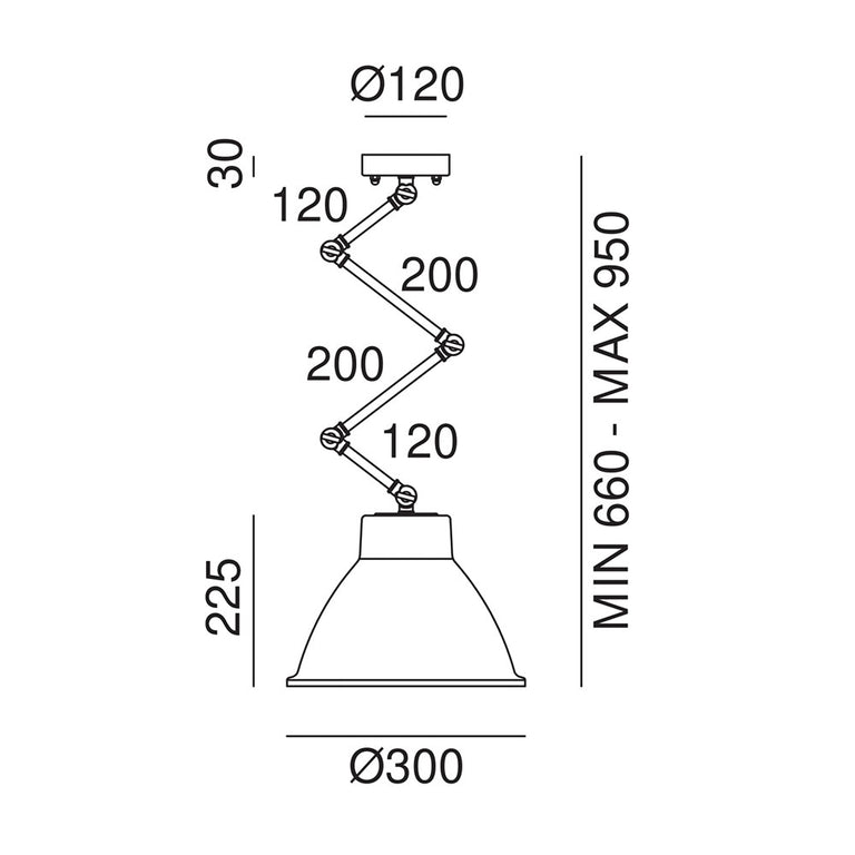 Loft Mechanical Small Pendant Light - 269.02.OF