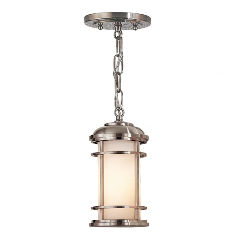 Lighthouse Small Chain Lantern Brushed Steel - FE/LIGHTHOUSE8/S