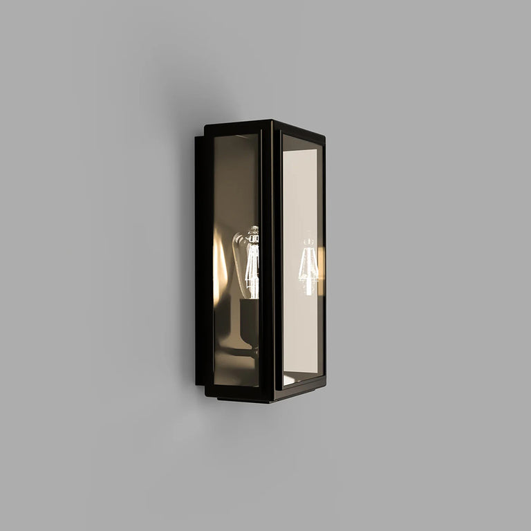 Lille Medium Wall Light Old Bronze / Clear IP44