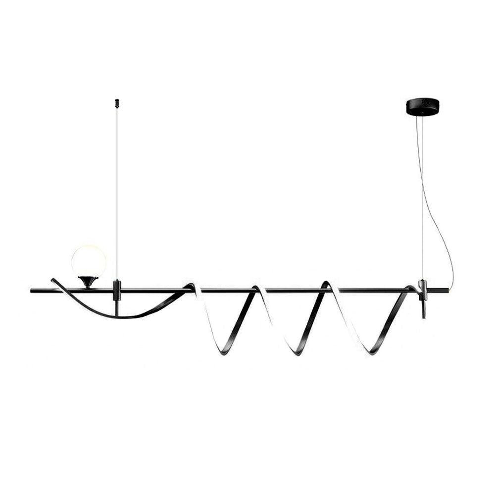 Linken 55W LED Pendant Black / Warm White
