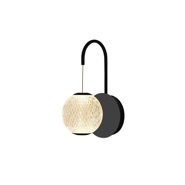London LED Wall Light Black / Warm White