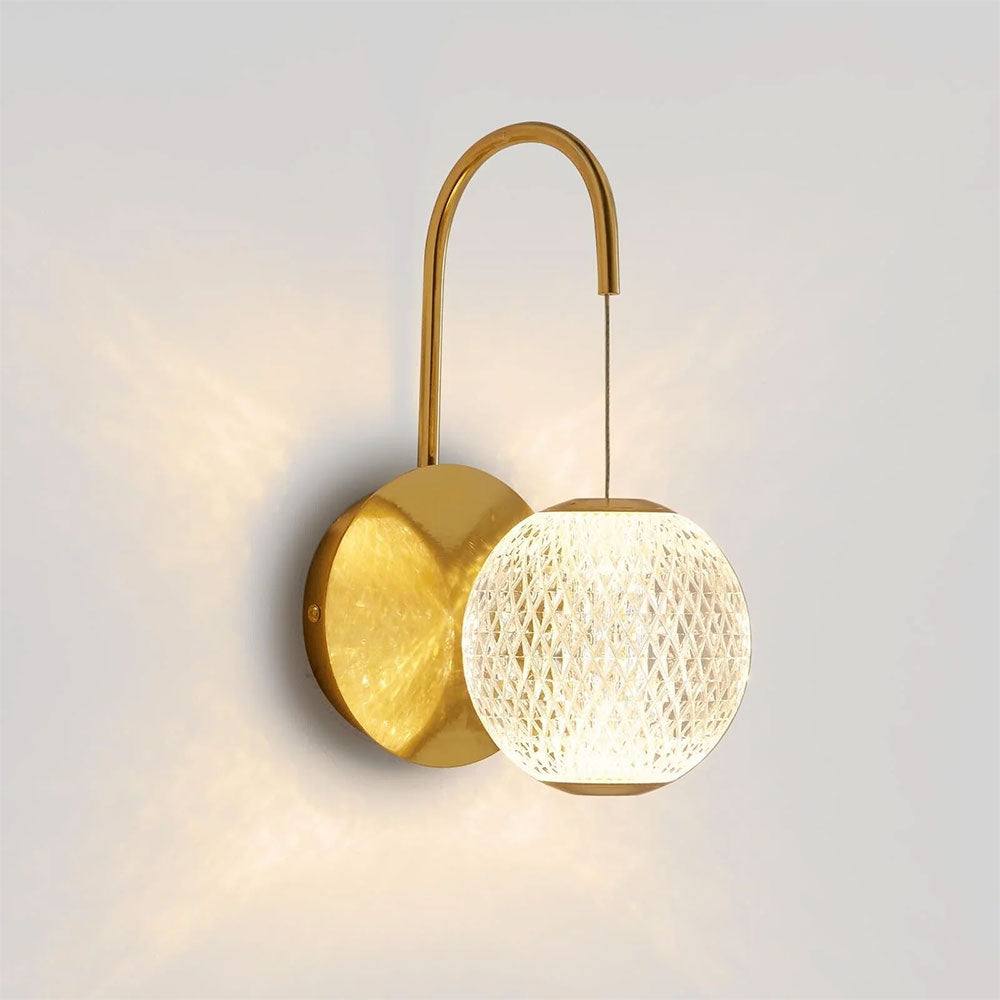 London LED Wall Light Gold